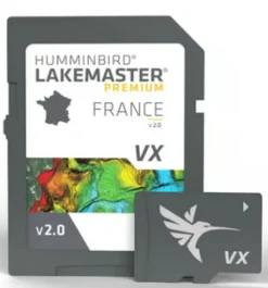 Carte Humminbird Détaillée des Lacs Français