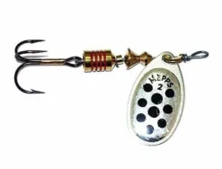 Cuiller Tournante Mepps Aglia Argent/Points Noirs