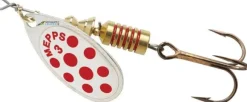 Cuiller Tournante Mepps Aglia Argent/Points Rouges