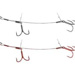 Empile Savage Gear Shallow Carbon49 Acier Double Stinger
