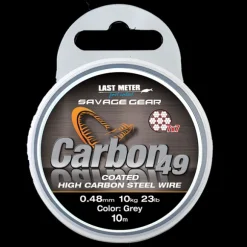 Tresse Acier Savage Gear Carbon49 Steelwire 10m
