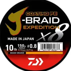 Tresse Daiwa J-Braid Exp X8 Orange