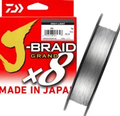 Tresse Daiwa J-Braid GRAND X8 Grise 135m
