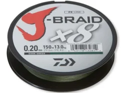 Tresse Daiwa J-Braid X8 Dark/green 300m
