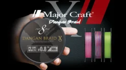 Tresse Major Craft Dangan Braid X 8 Brins Chartreuse 150m
