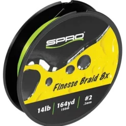 Tresse Spro Finesse Braid 8X Lime Green