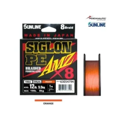 Tresse Sunline PEX8 AMZ Orange