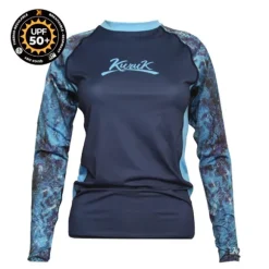 T-Shirt anti UV Kuruk Femme SUNLADY UPF50+ Lagoon