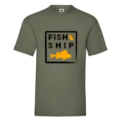 T-Shirt Homme Fish&Ship Kaki