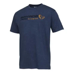 T-shirt Savagear Signature Logo Bleu