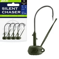 Têtes Plombées Ned Rig BKK Silent Chaser Draggin Green