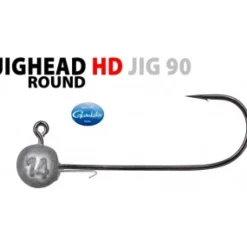 Têtes Plombées Spro Round Jighead HD90 avec Hameçon Fort de Fer